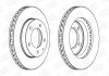Диск тормозной (передний) Mazda 6/MX-6 1.8-2.0 92-02/Premacy 99-05 (258x24) CHAMPION 561716CH (фото 1)