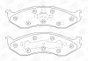 Колодки тормозные (передние) Jeep Cherokee/Grand Cherokee 83-01/Wrangler 86-10/Kia Carnival 99-01 CHAMPION 573713CH (фото 1)