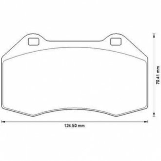 Колодки тормозные (передние) Renault Megane II/III 04-/Scenic II/Grand Scenic I 04-09/Clio III 06-14 Jurid 573253J