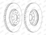 Диск тормозной (передний) Audi A3/Skoda Octavia/SuperB/VW Caddy/Golf 03- (312x25) Jurid 562387JC-1 (фото 1)