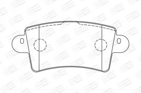 Колодки тормозные (задние) Renault Master II/Opel Movano 98-/Nissan Interstar 02- CHAMPION 573055CH