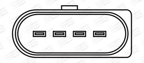 AUDI котушка запалювання A4/A6/A8 quattro 3,7-4,2 02-. CHAMPION BAEA062E