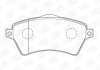 Колодки тормозные (передние) Land Rover Freelander 98-06 CHAMPION 573102CH (фото 1)