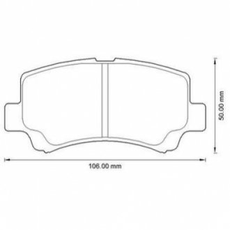 Колодки тормозные (передние) Chery A1 07-14/Cowin 10-15/QQ6 06-13/Suzuki Wagon R+ 98-00 Jurid 572589J (фото 1)