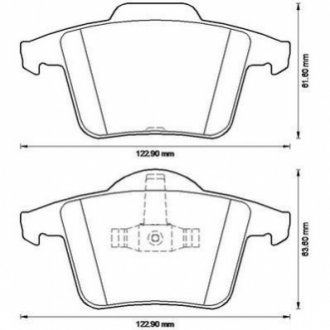 Колодки тормозные (задние) Volvo XC90 02-14 Jurid 573236J