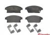 Колодки тормозные (передние) Nissan Rogue 10-13/Chevrolet Cruze/Opel Astra 09-/Zafira C/Mokka 11- BREMBO P59077 (фото 2)