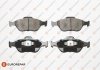 Колодки тормозные (передние) Ford Fiesta 95-10/Fusion/Ka 02-12/Puma/Mazda 121 96-03/Mazda 2 03-07 EUROREPAR 1617256180 (фото 1)