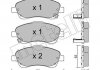 Колодки тормозные (передние) Toyota Avensis 03-08/Corolla Verso 04-09 Metelli 22-0450-0 (фото 1)