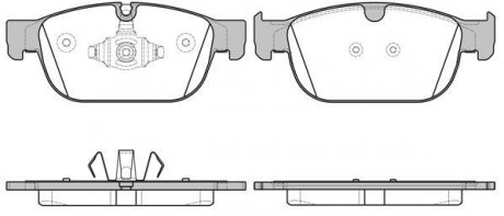 Колодки тормозные (передние) Volvo S60/S90/V60/V90/XC40/XC60/XC90 15- REMSA 1696.00 (фото 1)
