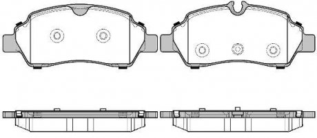 FORD Колодки гальмівні задні TRANSIT V363 2.2 TDCi REMSA 1605.00