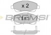 Колодки тормозные (передние) Toyota Avensis/Corolla 03-09 BREMSI BP3094 (фото 3)