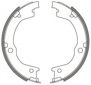 HYUNDAI Колодки гальмівні барабанні Trajet REMSA 4644.00