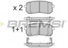 Колодки тормозные (задние) Hyundai H-1/ix55 07-/Kia Carnival 06-/Sorento III 15- BREMSI BP3337 (фото 3)