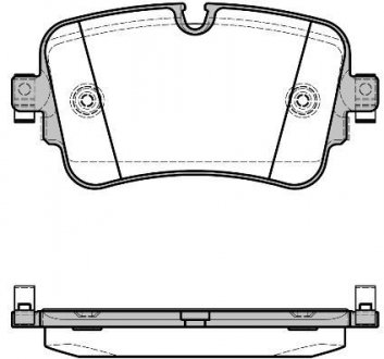 Колодки тормозные (задние) Audi A6/A7/A8/Q7/Q8/VW Touareg 16- REMSA 1668.08