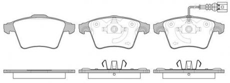 Колодки тормозные (передние) VW T5/Multivan V 03-15 WOKING P11453.11