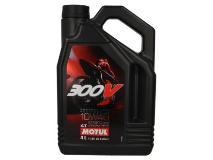 Олива 10W40 300V 4T Factory Line Road Racing (4L) (104121) MOTUL 836141 (фото 1)