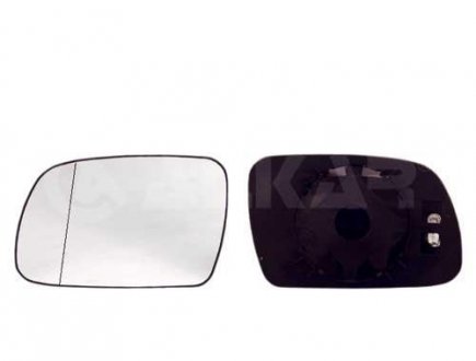 Стекло зеркала (с подогревом) Peugeot 307 1.4-2.0 HDi 00- (L) ALKAR 6471307