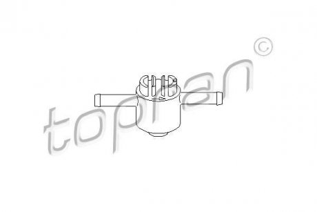 Клапан фильтра топливного (переходник) VW LT/T3/T4 1.9-2.5 TDI -03 (к-кт) TOPRAN / HANS PRIES 102 730