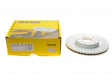 Диск тормозной (передний) Nissan X-Trail 2.0/2.5dCi 07-/Juke 1.6 10- (296x26) TEXTAR 92167405 (фото 1)