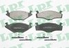 Колодки тормозные (передние) Seat Cordoba/Ibiza II 93-02/VW Golf III 91-99/Polo 95-02 LPR 05P591 (фото 1)