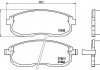 Комплект гальмівних колодок з 4 шт. дисків BREMBO P56021 (фото 1)