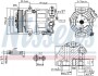 Компрессор кондиционера Opel Insignia 2.0 CDTI 08- NISSENS 89497 (фото 1)