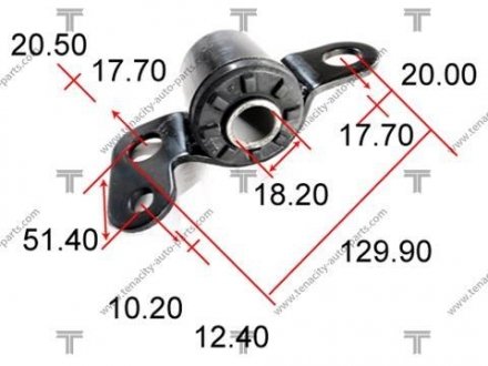 Сайлентблок важеля TENACITY AAMTO1002