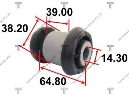 Сайлентблок рычага mazda mazda 3 03-09 TENACITY AAMMA1047