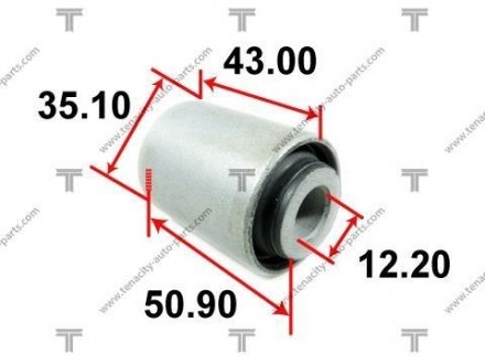 Сайлентблок рычага honda k5 accord 90-94 TENACITY AAMHO1014