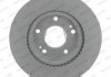 Диск тормозной (передний) Mitsubishi Lancer 08- (276x26) FERODO DDF1599C (фото 1)