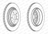Диск тормозной (задний) Volvo XC90 02-14 (308x20) FERODO DDF1551 (фото 2)