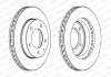 Диск тормозной (передний) Mazda 6/MX-6 1.8-2.0 92-02/Premacy 99-05 (258x24) FERODO DDF496C (фото 2)