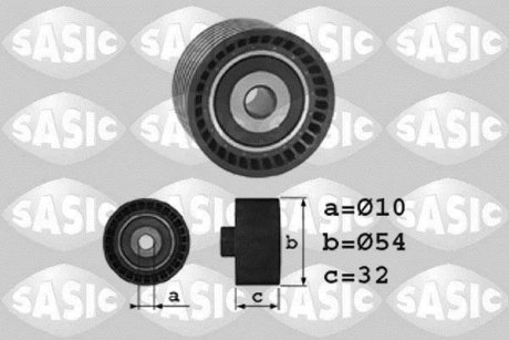Ролик ГРМ Renault Kangoo 1.6i/Megane 1.4i/1.6i 16V 01- (паразитный) (54х32) SASIC 1704012 (фото 1)