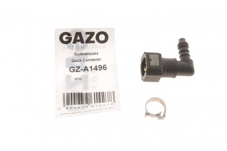 Штуцер шланга обратки Г- образный MB Sprinter 2.2 (OM651) 09- (резина/полиамид) GAZO GZ-A1496 (фото 1)