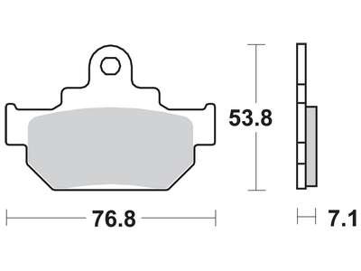 Гальмівні колодки TRW MCB550