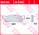 Гальмівні колодки TRW MCB699 (фото 2)
