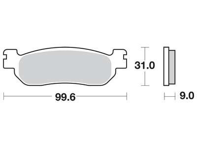 Гальмівні колодки TRW MCB699