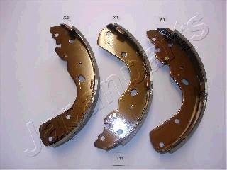 FORD гальм колодки задн. RANGER 2.5 TD 02-06, MAZDA B-SERIE 2.5 D 02-06 JAPANPARTS GF-311AF