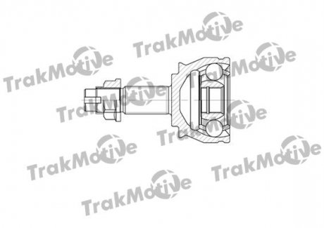 FIAT ШРКШ зовнішній к-кт 25/23 зуб.Fiorino,Punto,Opel Corsa D/E 03- TRAKMOTIVE 40-0575 (фото 1)