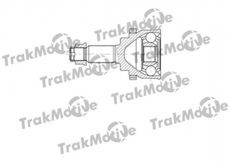 SUZUKI ШРКШ зовнішній з ABS к-кт 25/29 зуб. LIANA 1.3 02- TRAKMOTIVE 40-0614 (фото 1)