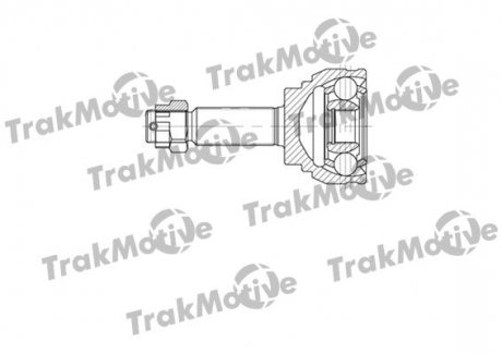 HYUNDAI ШРКШ внутрішній к-кт 25/22 зуб. ACCENT 00- TRAKMOTIVE 40-0682 (фото 1)