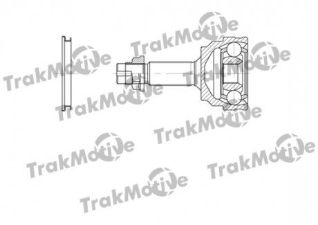 TOYOTA ШРКШ наруж. к-кт 24/26 зуб. YARIS 1.0 99-05 TRAKMOTIVE 40-0654 (фото 1)