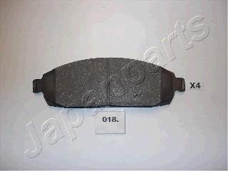 Колодки тормозные (передние) Jeep Grand Cherokee III/IV 04-/Commander 05-10 JAPANPARTS PA-018AF