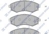 Комплект гальмівних колодок з 4 шт. дисків Hi-Q (SANGSIN) SP1054-F (фото 1)