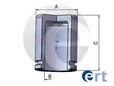 Поршень супорта TOYOTA YARIS 99- ERT 150803-C