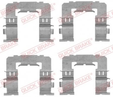 Планка суппорта (переднего) прижимная (к-кт) Subaru Forester/Impreza/Outback 03- (Tokico) QUICK BRAKE 109-1742 (фото 1)
