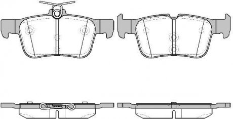 FORD Колодки гальмівні задні Mondeo, Galaxy, S-Max, 14- REMSA 1551.42