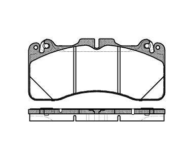 TOYOTA колодки гальмів.передні Lexus LS460/600 06- REMSA 1425.10