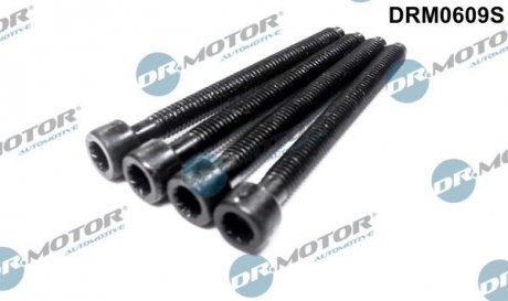 Комплект болтів з головкою системи TORX з чорного металу DR.MOTOR DRM0609S (фото 1)