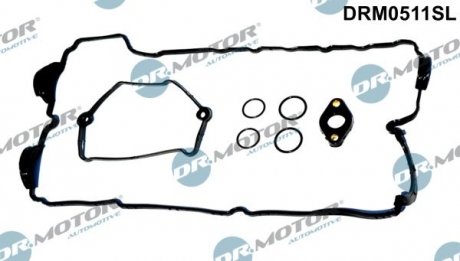 Прокладка крышки клапанов BMW 1(E81/E88)/3(E90/E93)/5(E60) 2.0 03-15 (к-кт) DR.MOTOR DRM0511SL